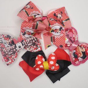Bows: Minnie Mouse Valentine's day Theme